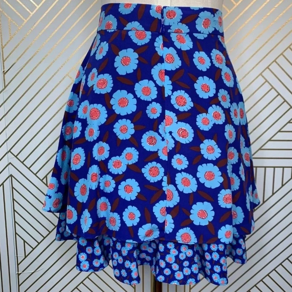 Kate Spade New York - Tangier Floral Double Layer Skirt Size 2 - Picture 13 of 17